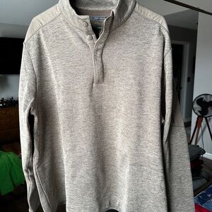 Greg Norman Collection Men's Tan Crewneck Sweater